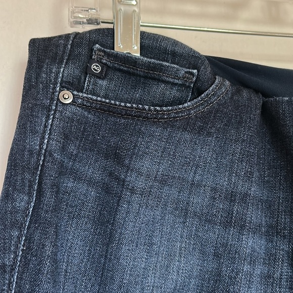 Ag Adriano Goldschmied Maternity Jeans Dark Wash Size 29 Regular - Picture 2 of 8